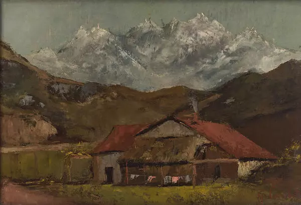 Хижина в горах