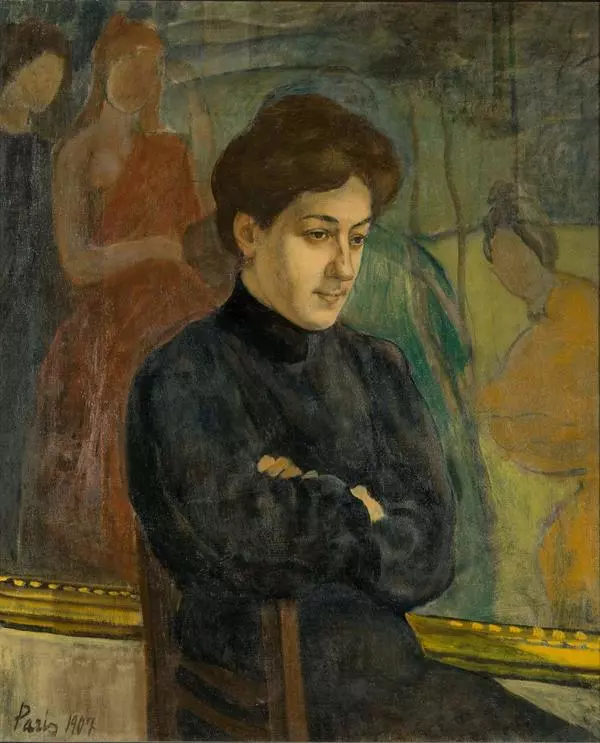 Портрет М.Ф.Петровой-Водкиной (1907)