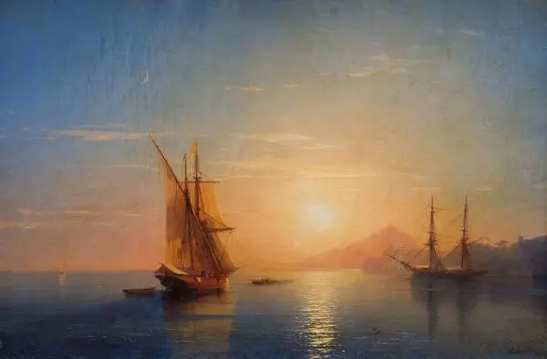 Вечер на море