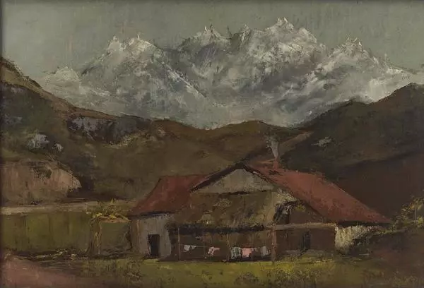 Хижина в горах