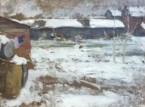 Зима. Задворки