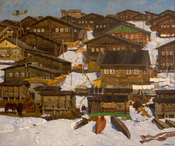 Село Большая Пысса. Весна