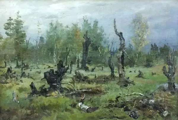 Горелый лес