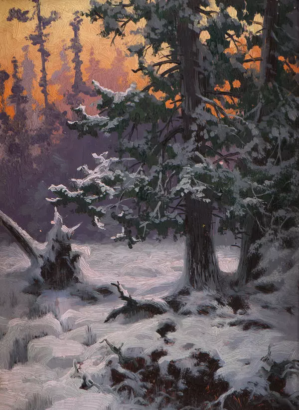 Лес зимой