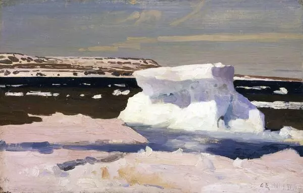 Карское море. Вид Новой Земли 