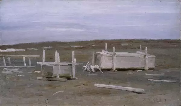 Самоедское кладбище на Большом Носу