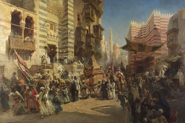 Перенесение священного ковра в Каире