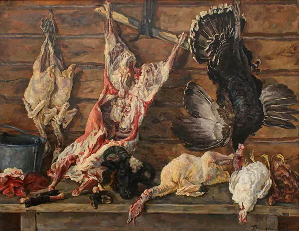 Натюрморт. Мясо и птица