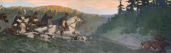Утро княжей охоты