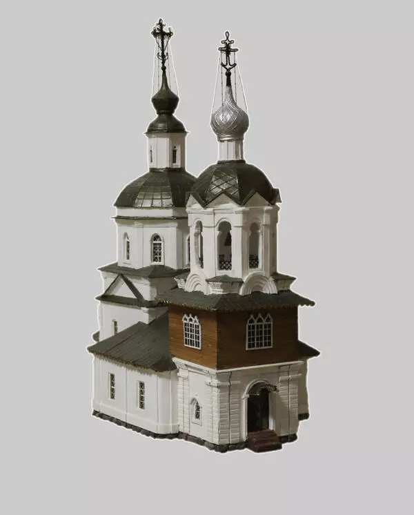 Макет церкви Рождества Богородицы