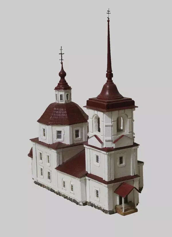 Макет Пятницкой церкви
