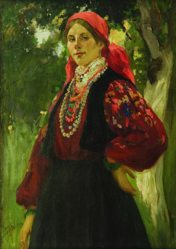 Крестьянка в саду