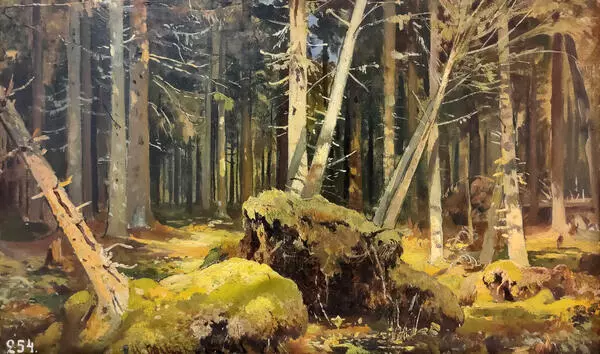 Лес. Этюд