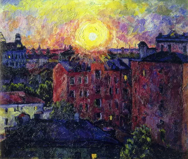 Солнце над крышами
