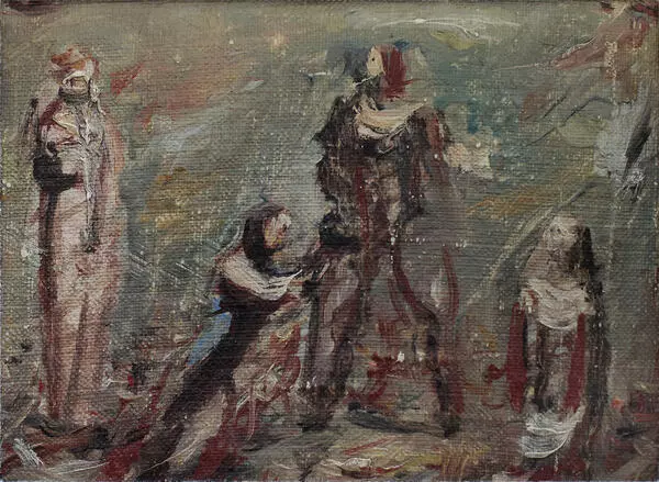 Эскиз к картине «Старое и новое»