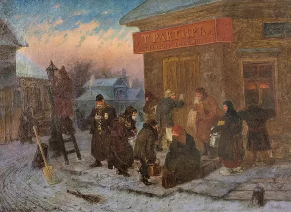 Утро у трактира «Золотой бережок»