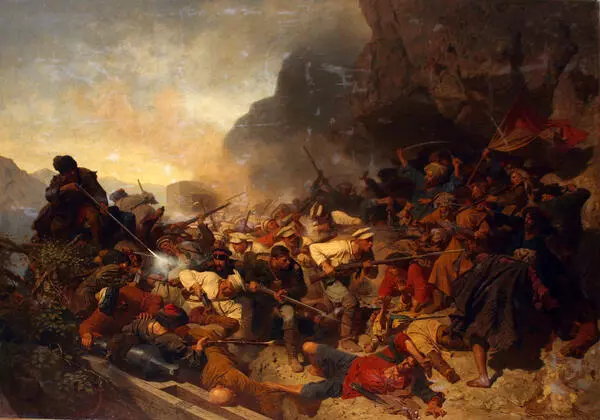 Штурм аула Гуниб 25 августа 1859 года