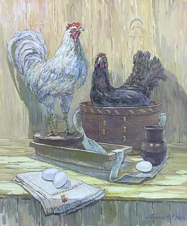 Петушок и курочка