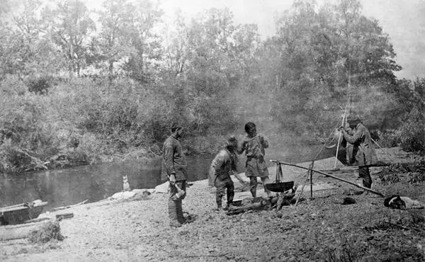 Бивак. Экспедиция 1906 г.
