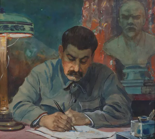 Сталин И.В. в рабочем кабинете