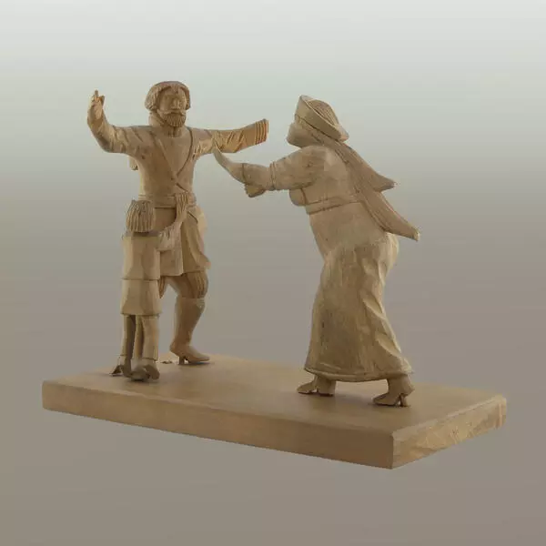 Игрушка «Встреча с войны ополченца 1812»