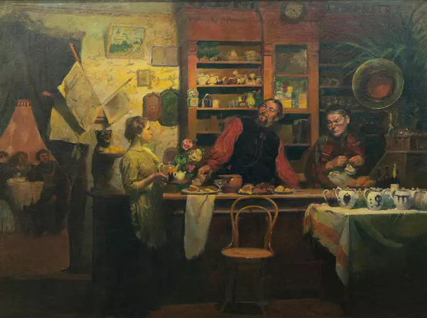 В чайной