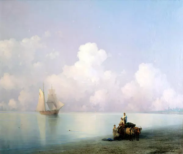 Вечер на море