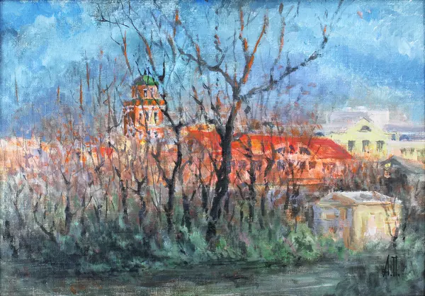 Осень из окна мастерской
