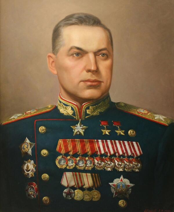 Портрет К.К. Рокоссовского