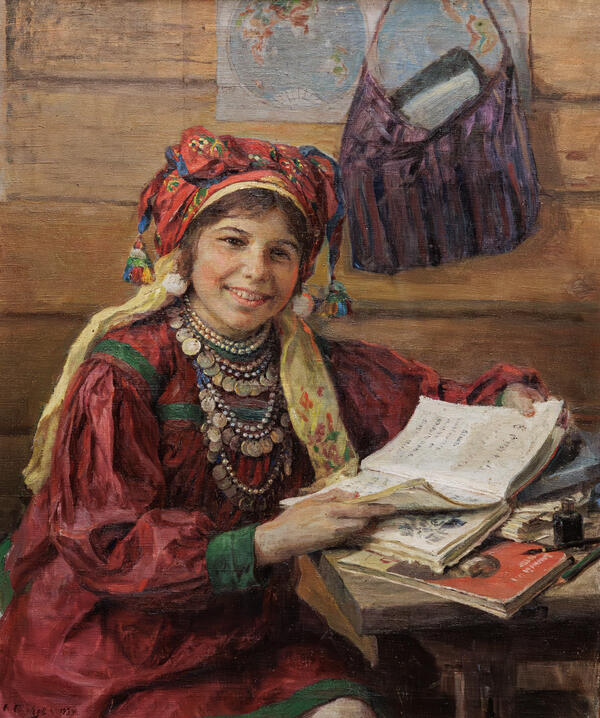 Школьница-отличница