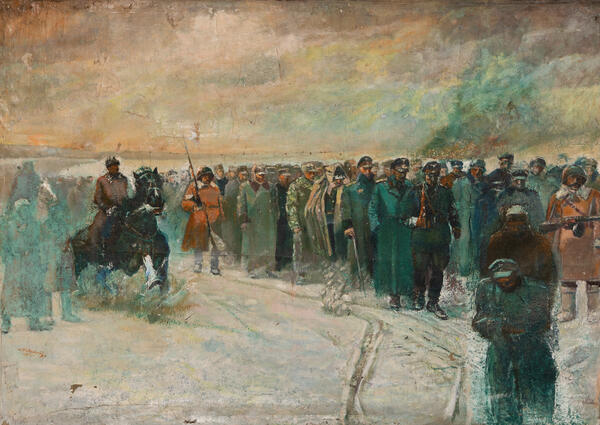 Капитуляция немцев под Сталинградом