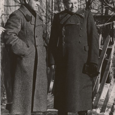 А. Чуянов и генерал М. Шумилов
