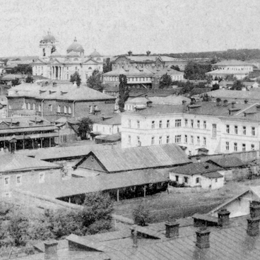 Город Белгород. Мужская гимназия и отель Европа
