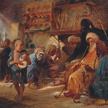 В каирской кофейне
