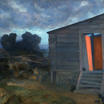 Синий пейзаж