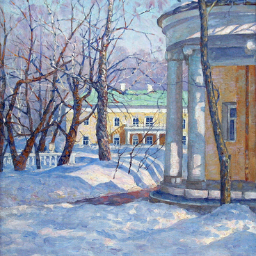 В Горках. Зимний пейзаж