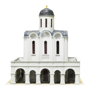 Макет храма из Вщижа