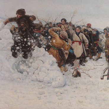 Взятие снежного городка