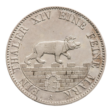 Талер 1855 г.
