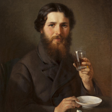 Купец, пьющий чай