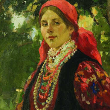 Крестьянка в саду