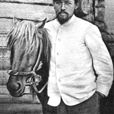 Чехов А.П. с лошадью