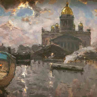Нева. Лунная ночь