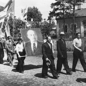Первомайская демонстрация в городе Шебекино