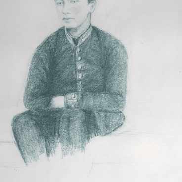 Портрет П.И. Чайковского в мундире училища