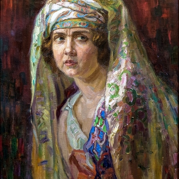 Женщина в покрывале