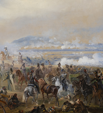 Бой под Лейпцигом в 1813 году