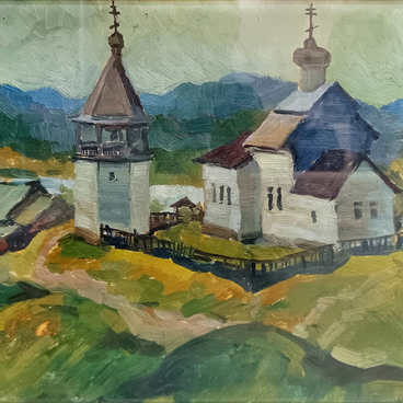 Картина «Церковь в Ковде»