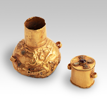 Флакон золотой