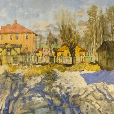 Ранняя весна. Голубые тени